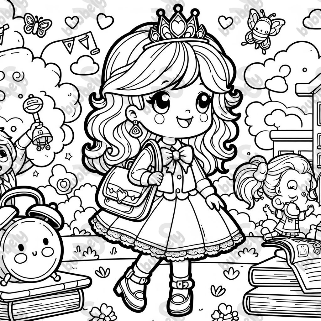 Prinzessin in der schule