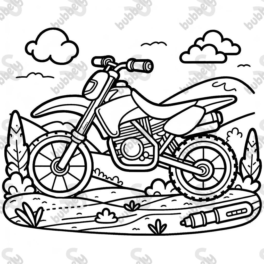 a dirt bike