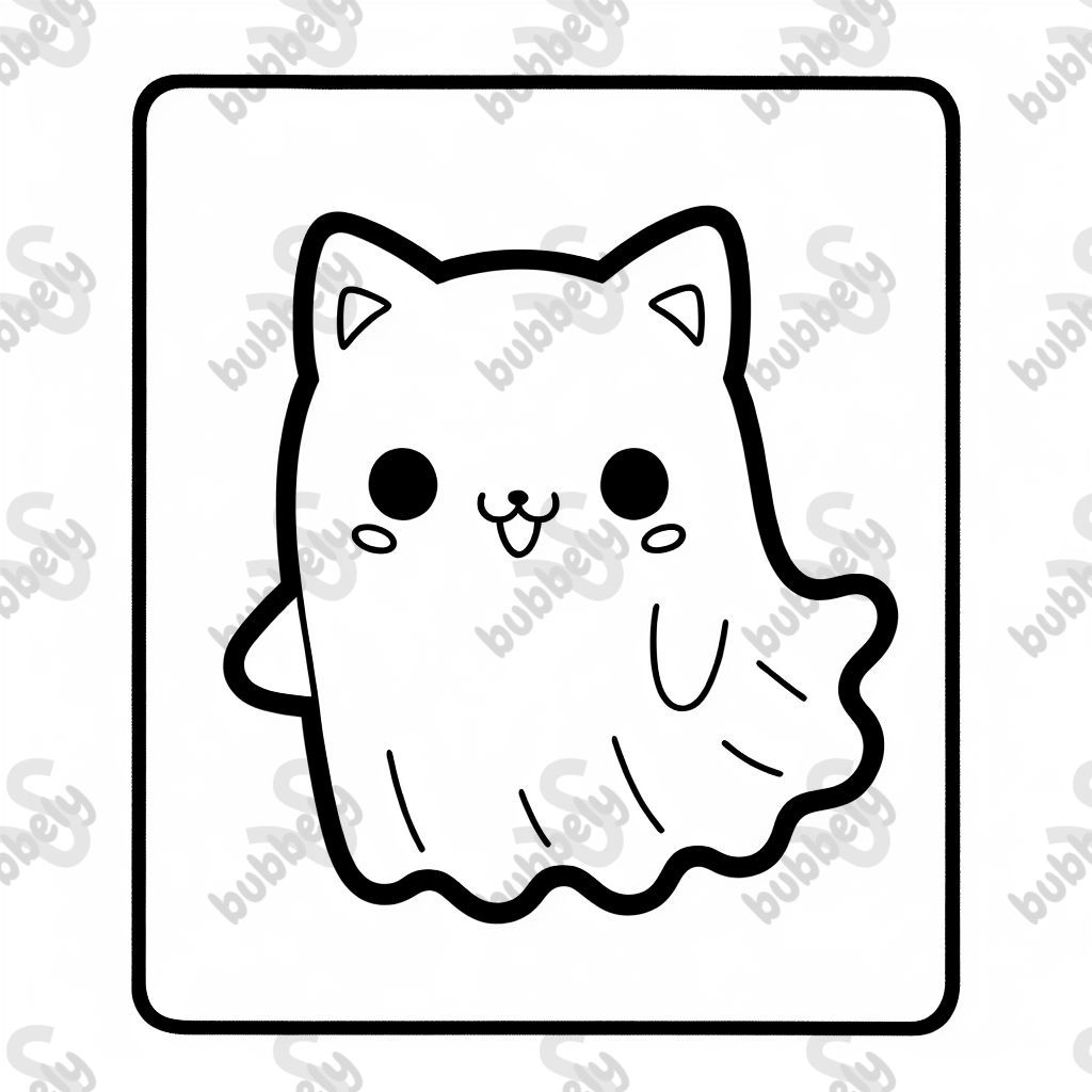 sheet ghost cat