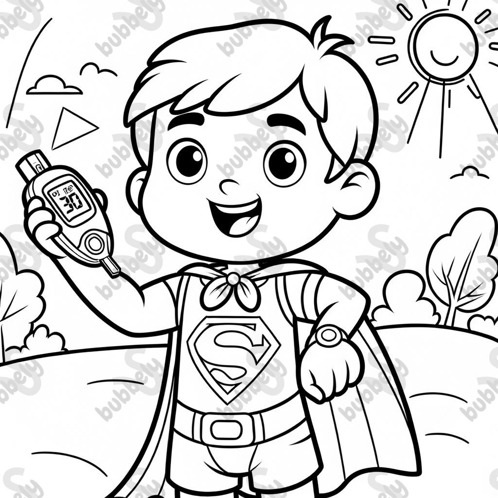 un enfant diabétique