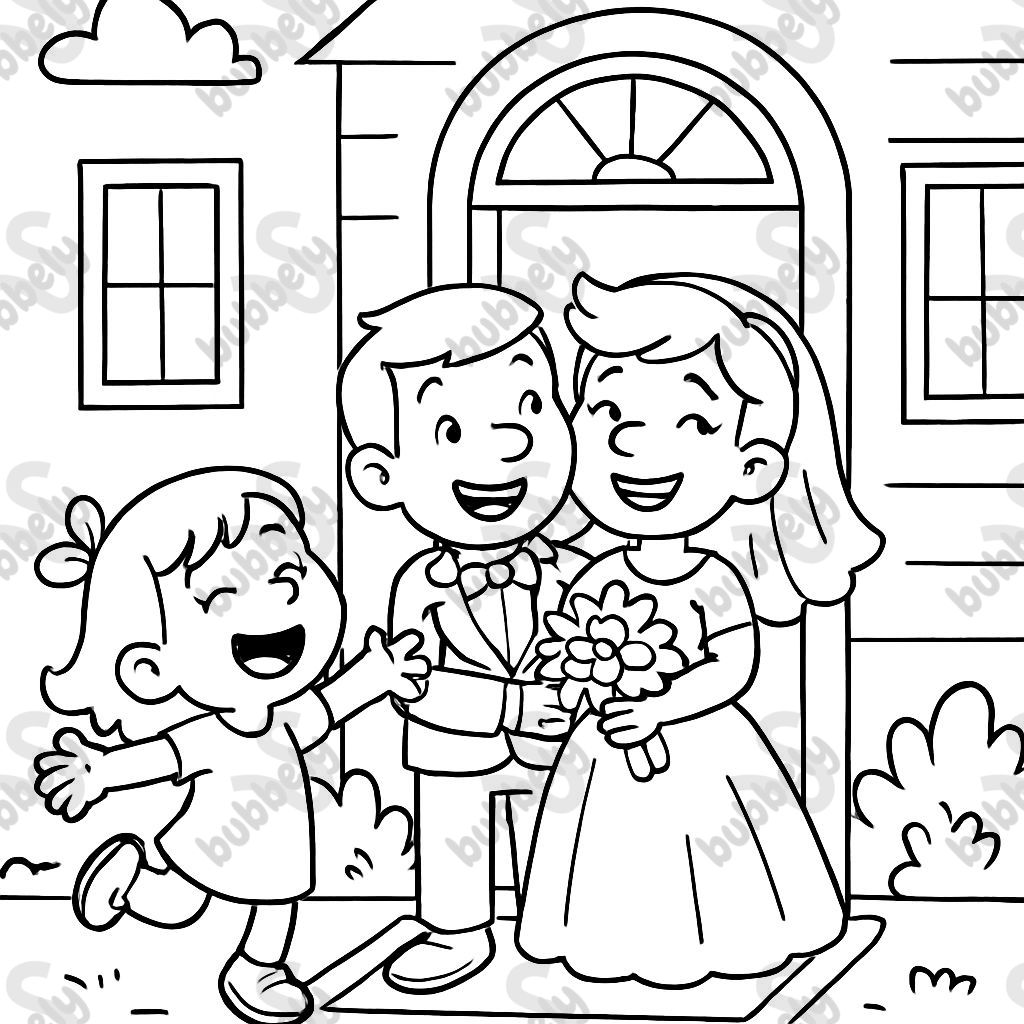 Welcome home to married couple.