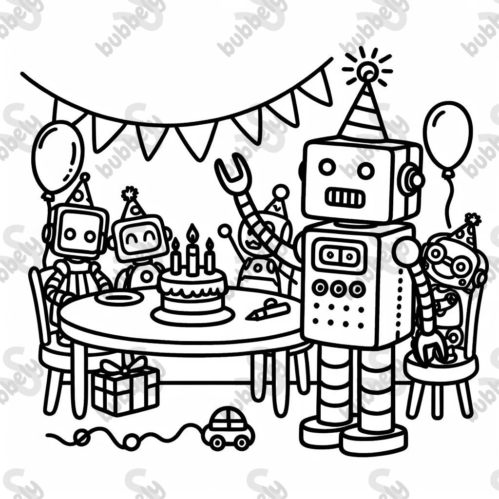 A Robot Birthday Party