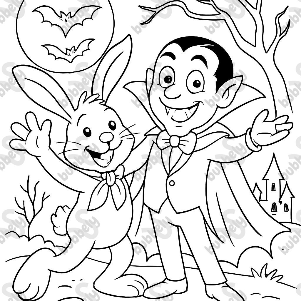 Hase Felix mit Dracula