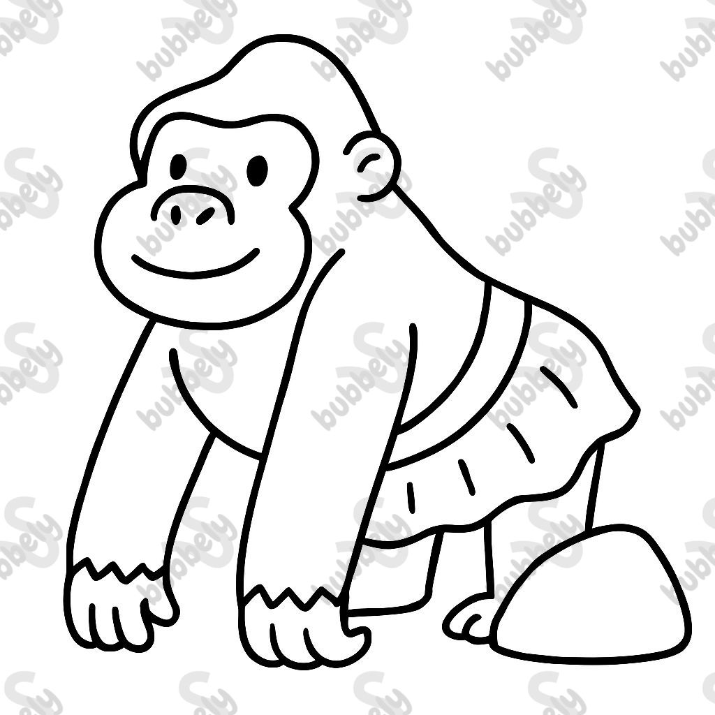 Gorilla in a Skirt