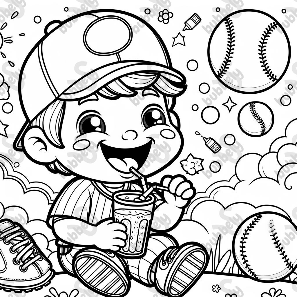 baseball player drinking soda