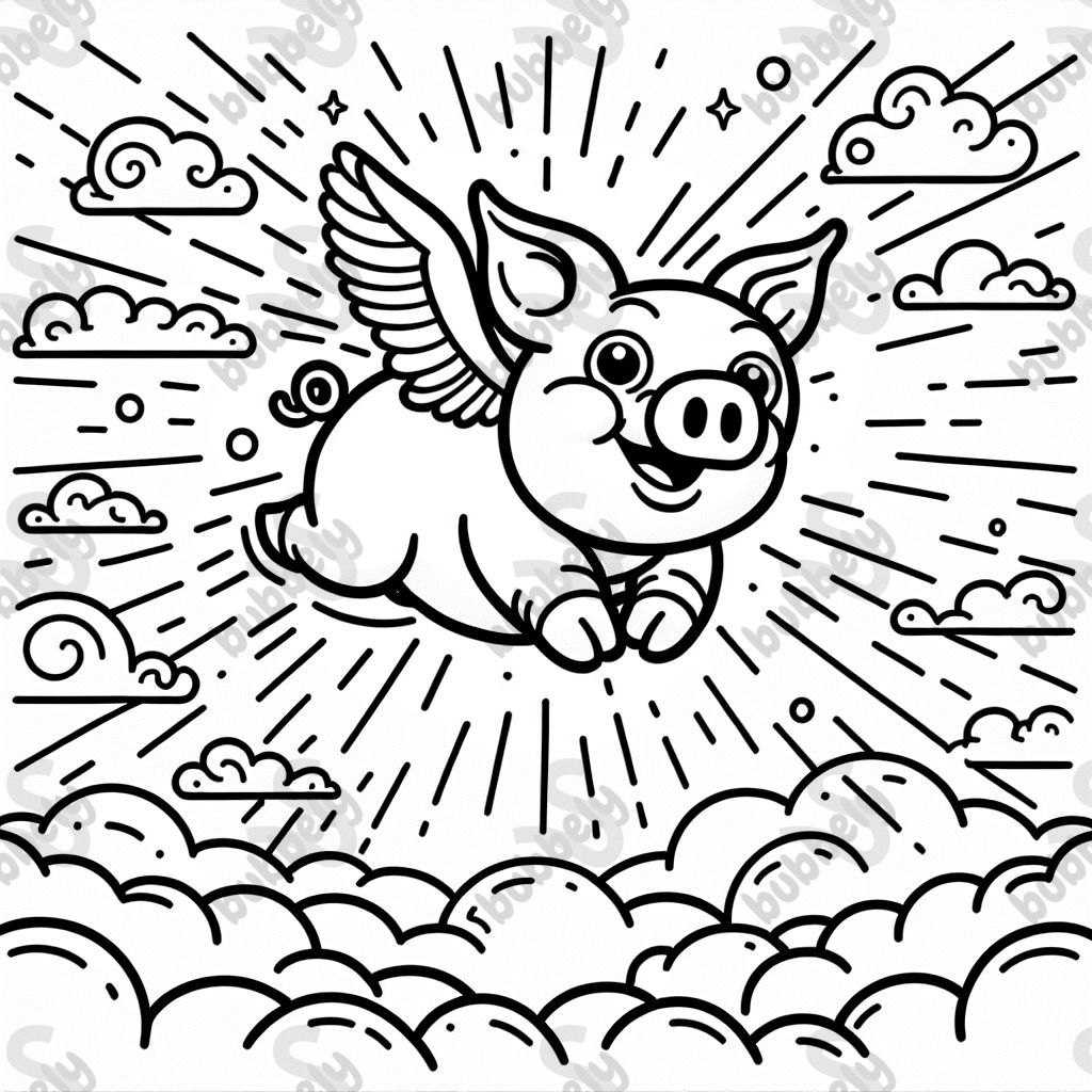 Flying pig
