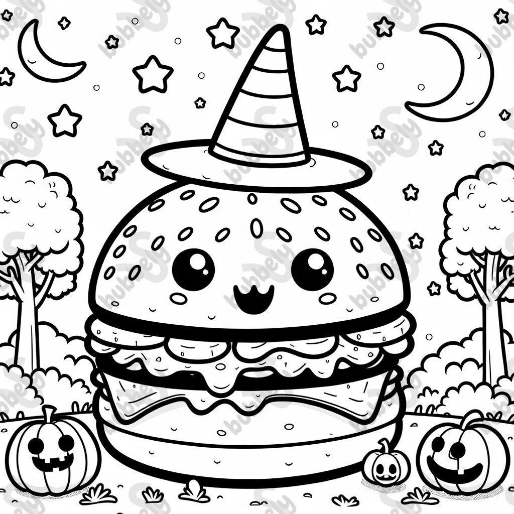 Burger halloween