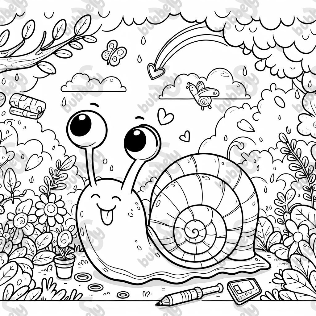 un escargot qui est aimé