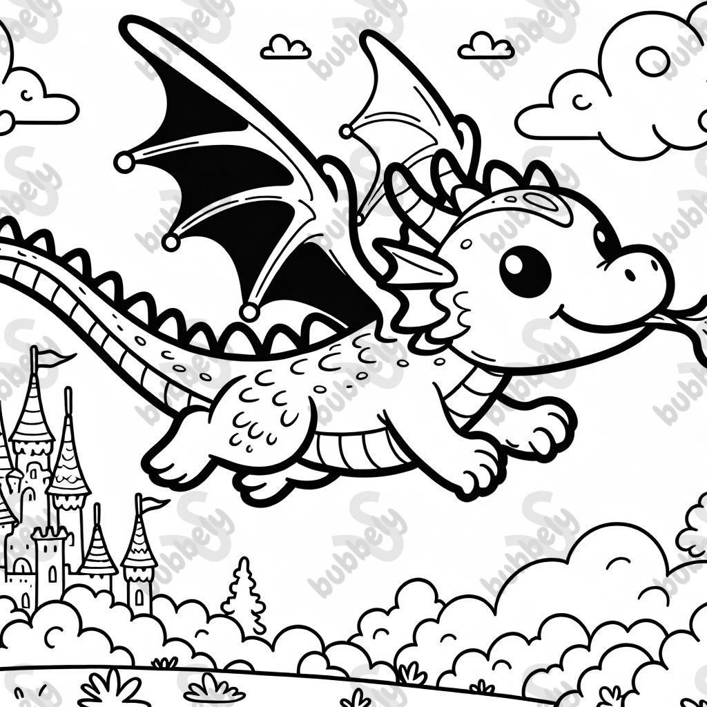 Ein Drache der fliegt 