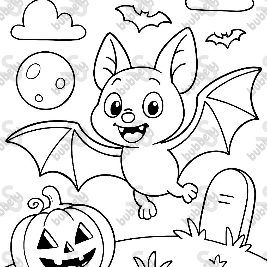 Une chauve-souris pour Halloween