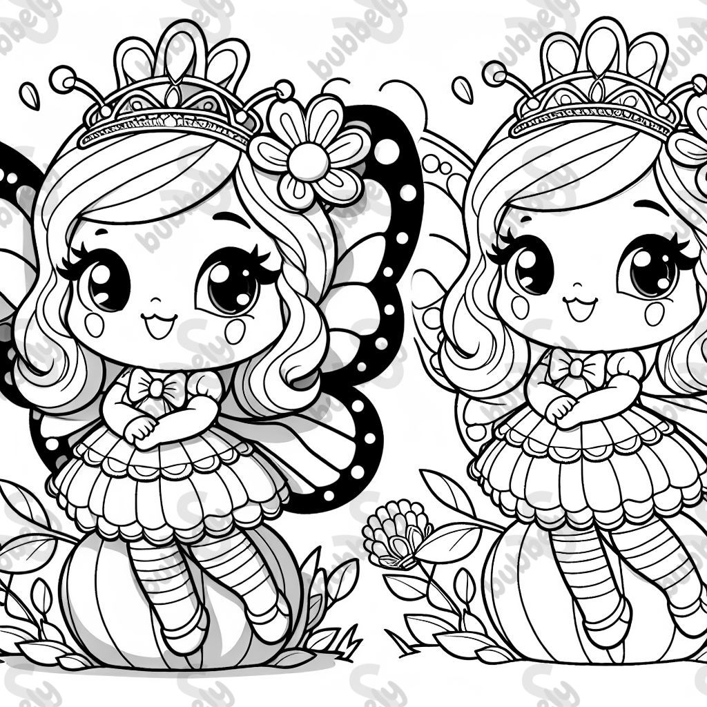 Butterfly wearing a tiara