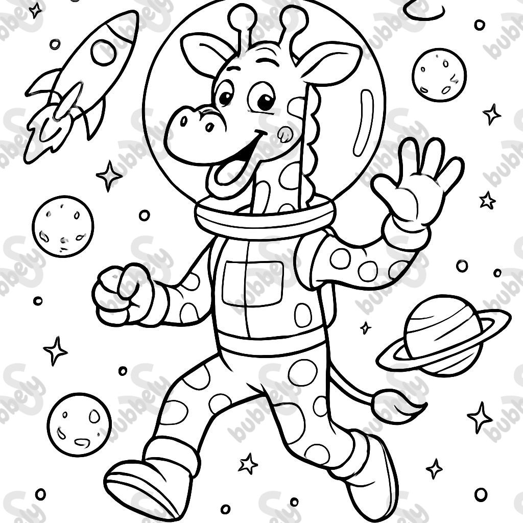 a space giraffe a space giraffe