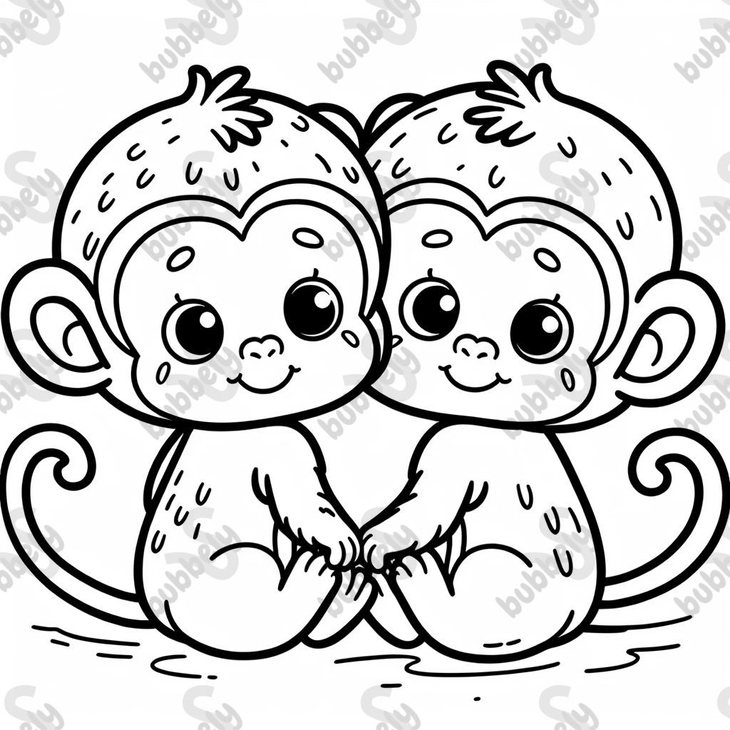 two monkeys
