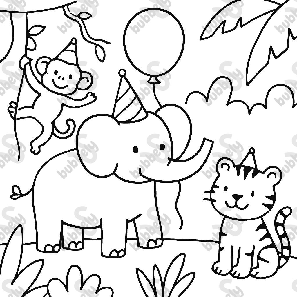 Fête dans la jungle