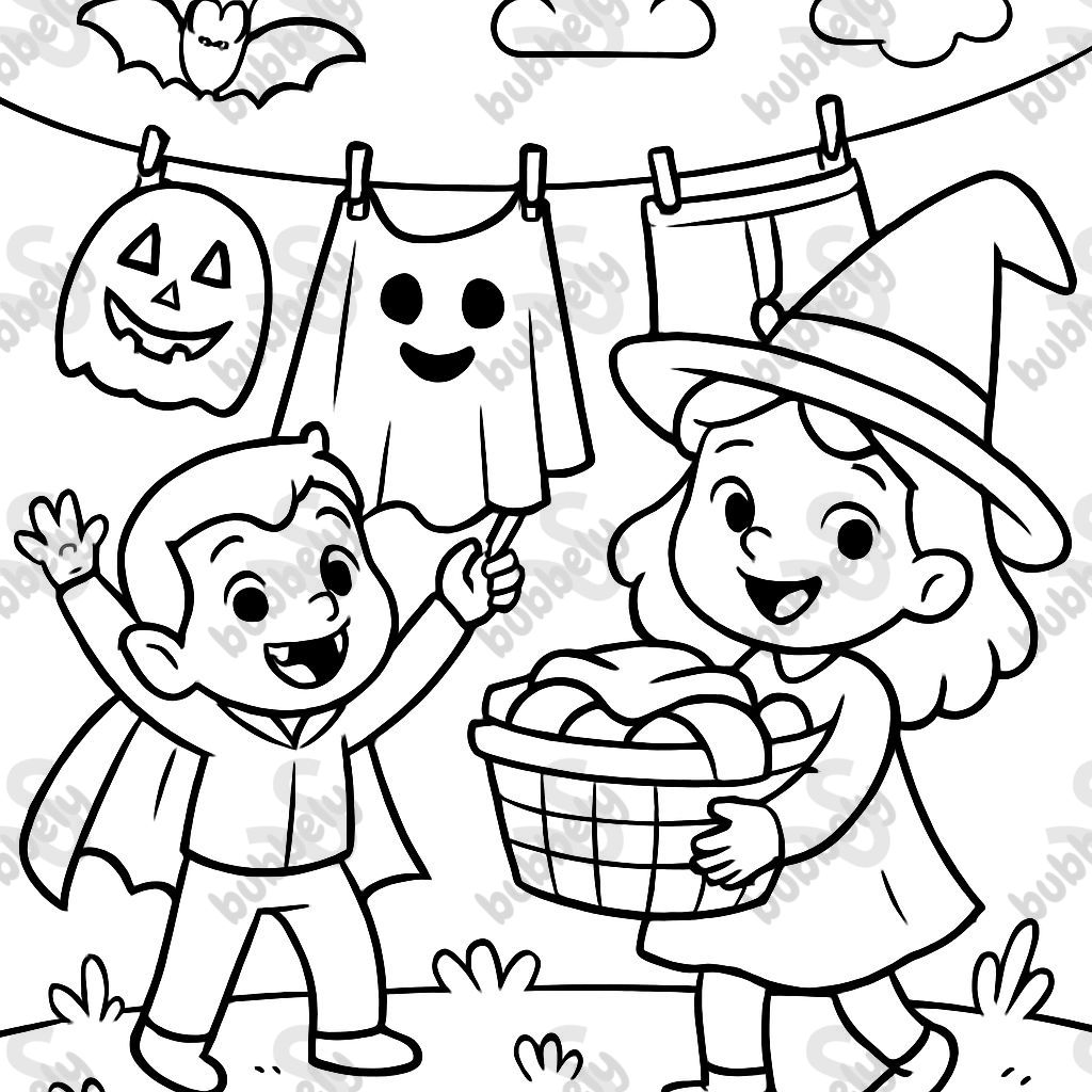 Halloween laundry