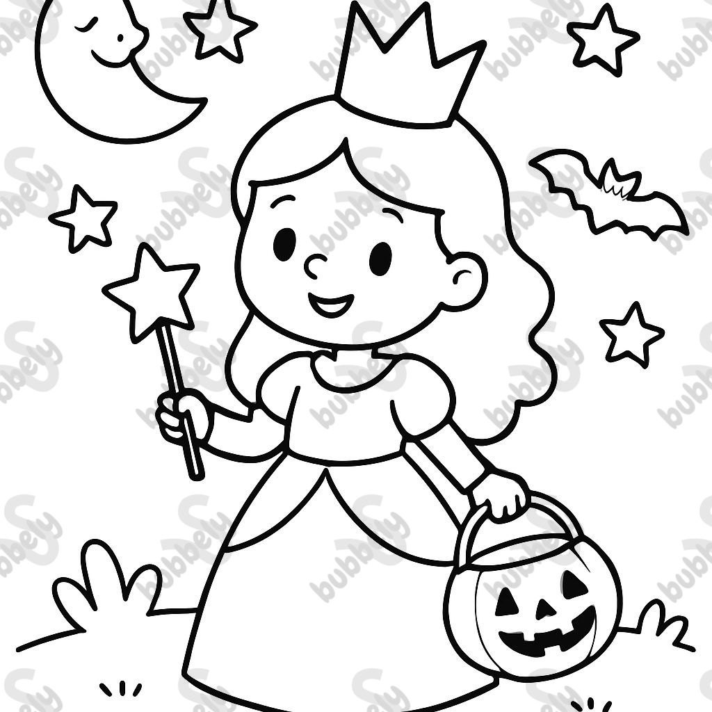 princesse d'Halloween