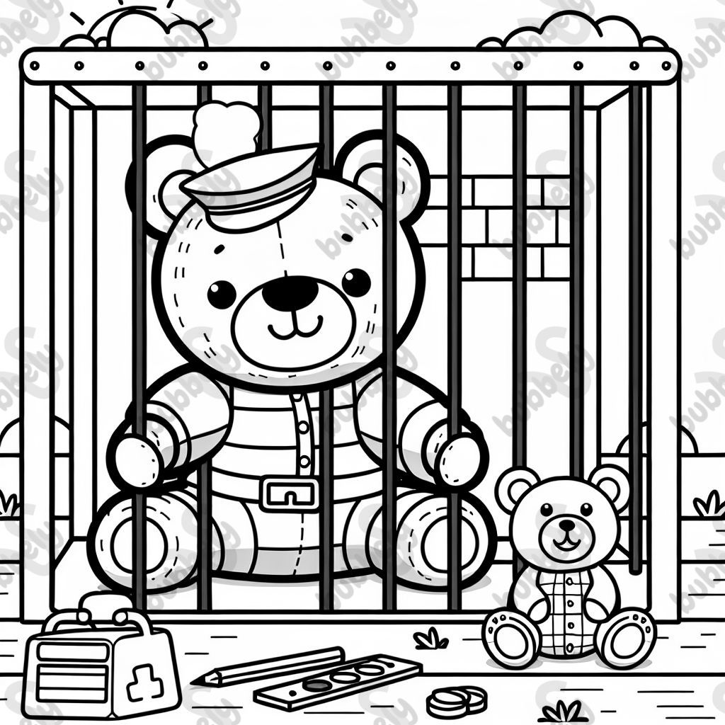Einen teddy im Gefängnis