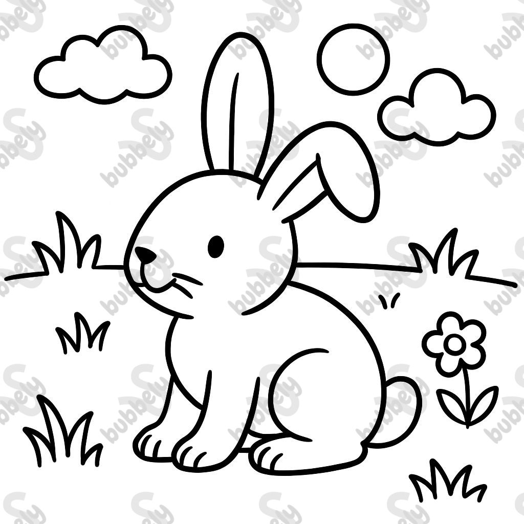 a rabbit in a meadow