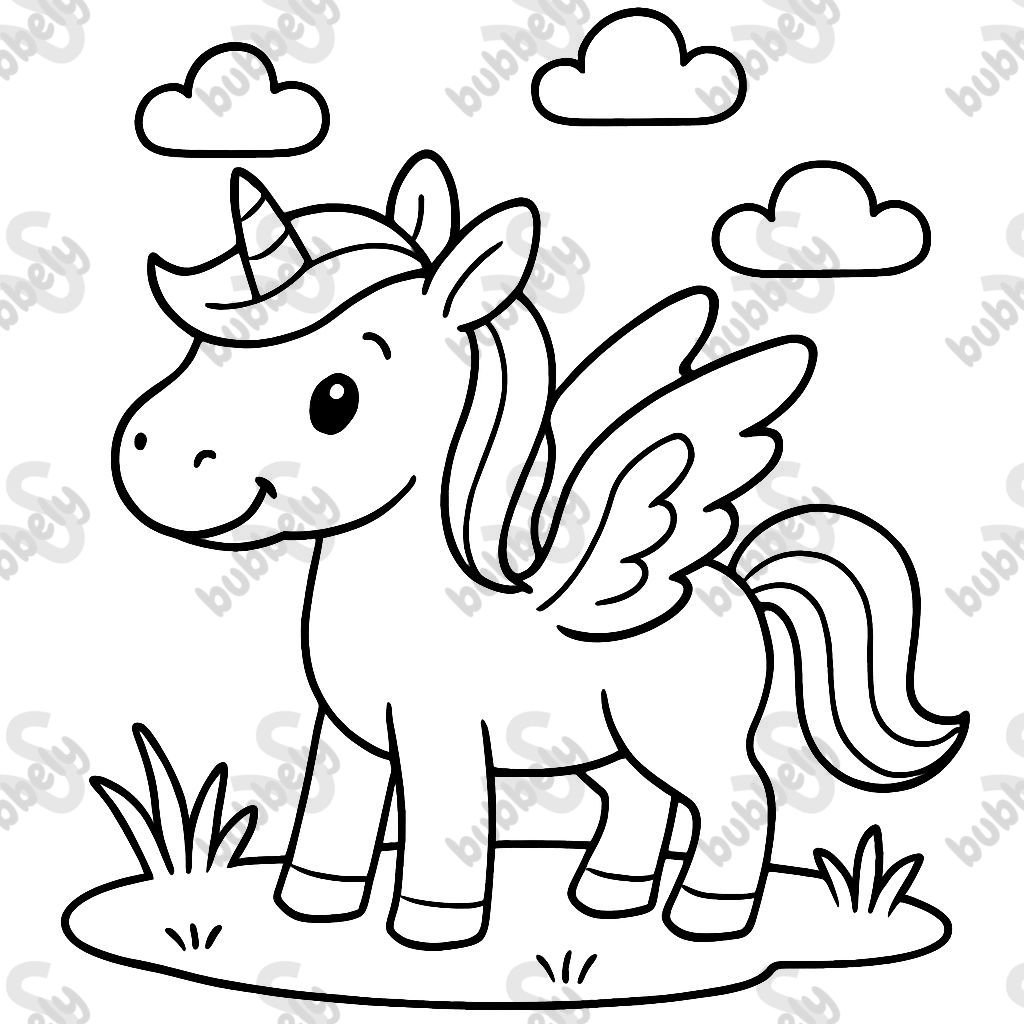 unicorn with wings