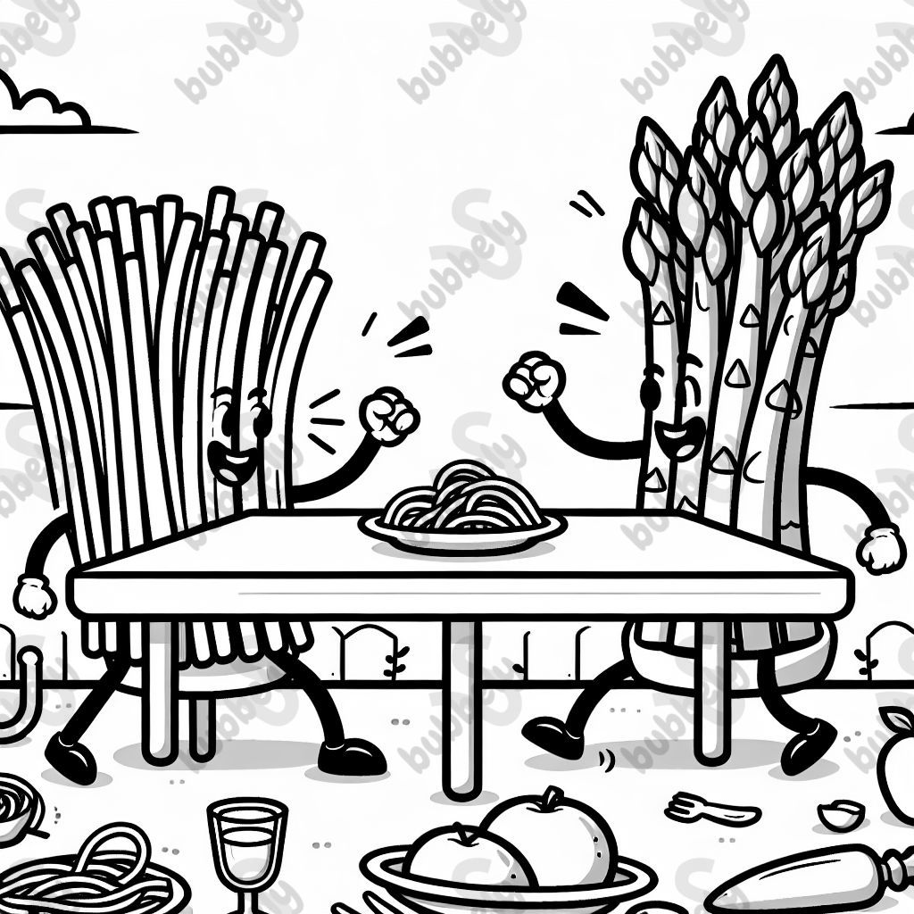 Spagetti mit Spargel