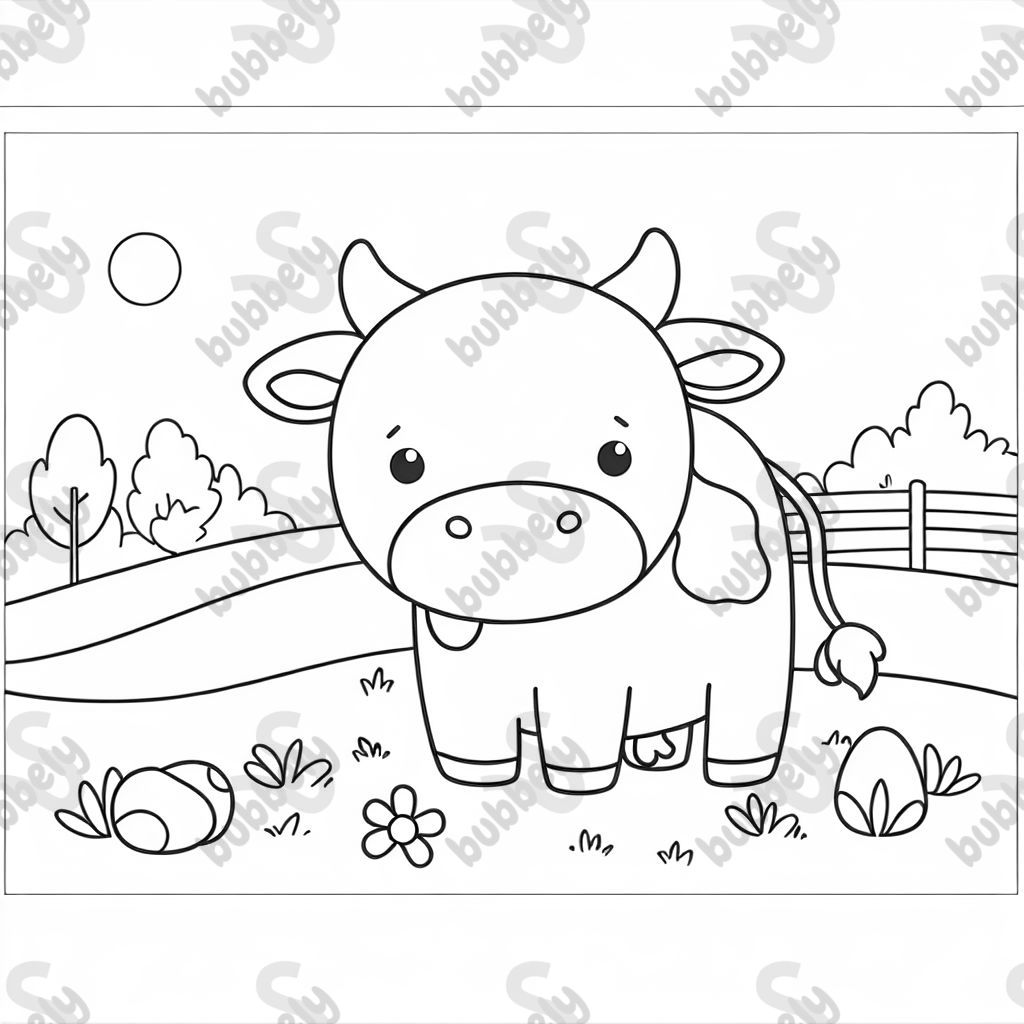 Cow on a farm