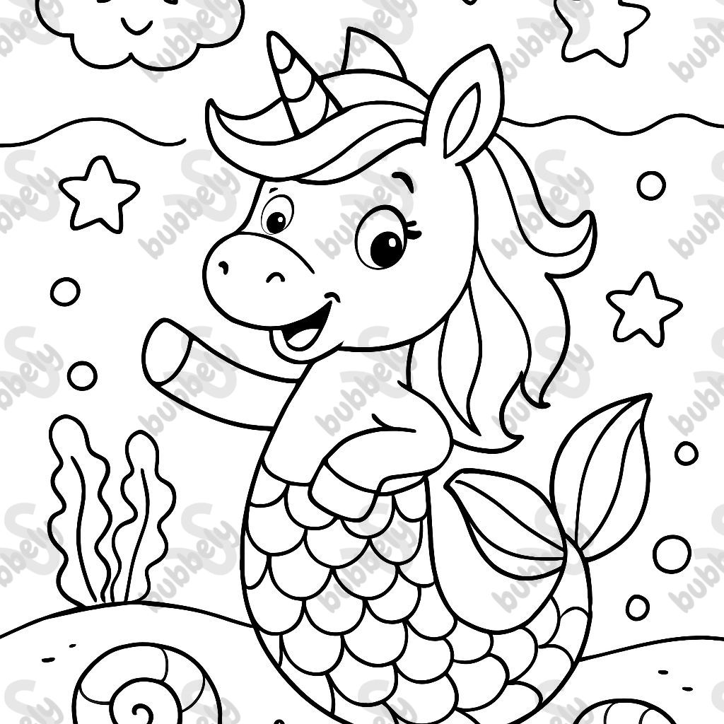 mermaid unicorn
