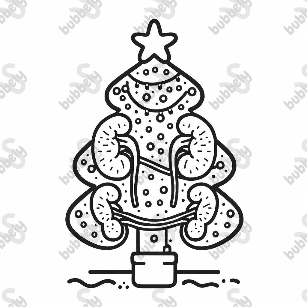 Kidney christmas tree
