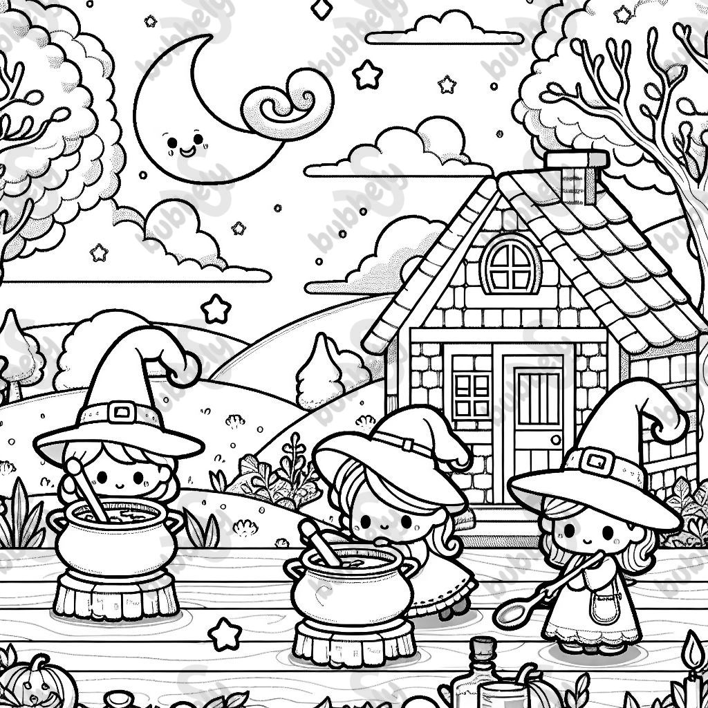 kleine hexen die suppe kochen