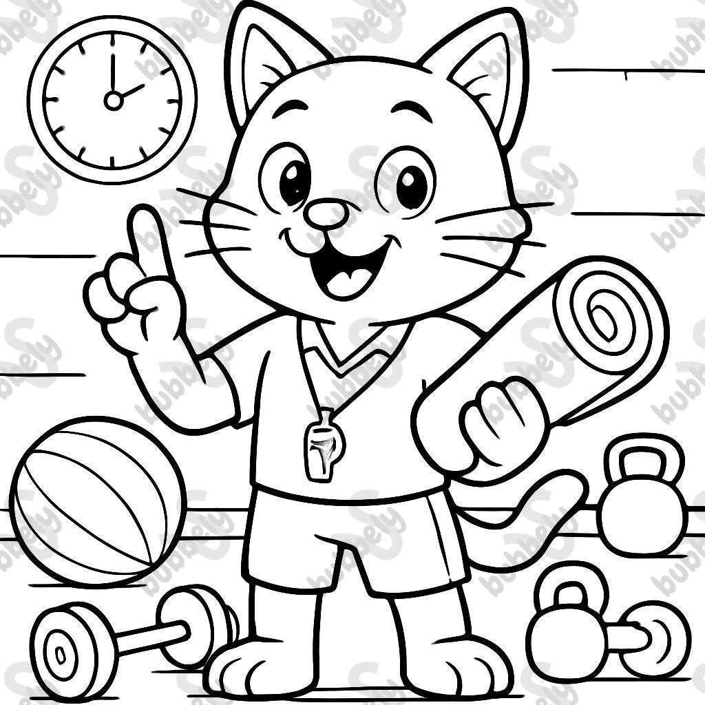 a Cat as an Athletic Trainer