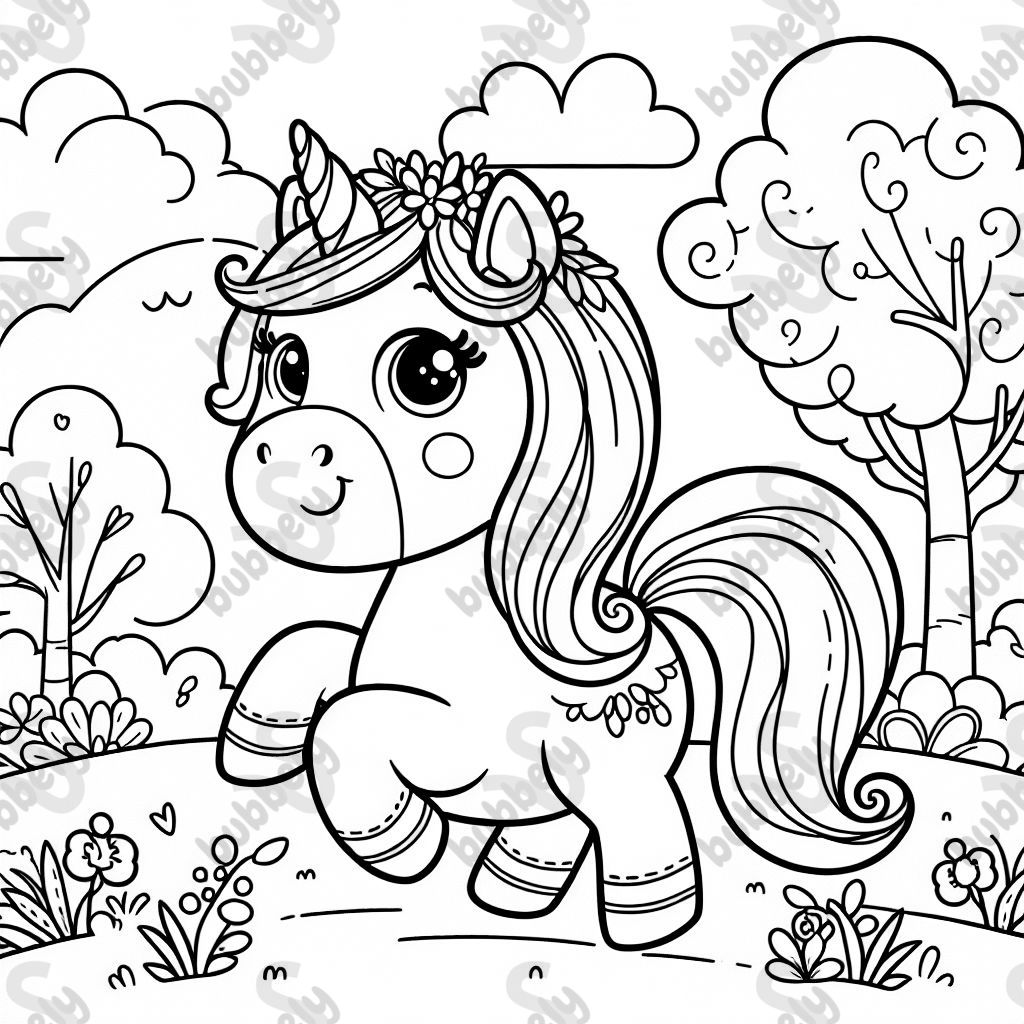 Unicorn with name Caroline