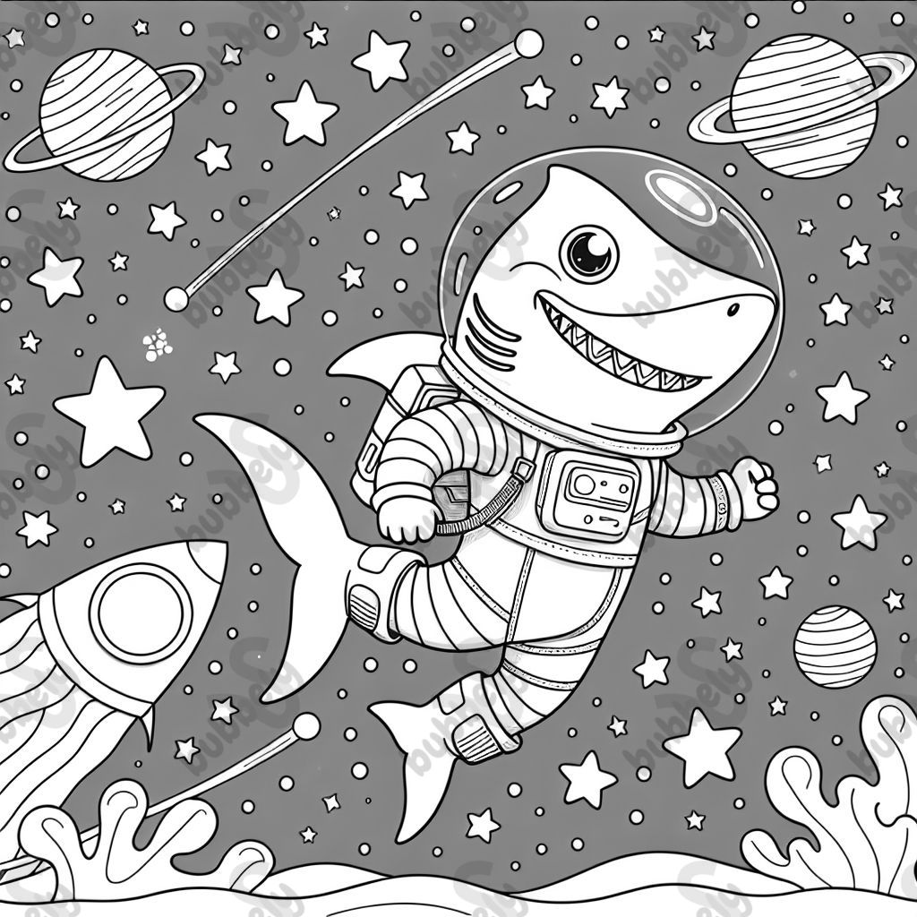 Shark spaceman