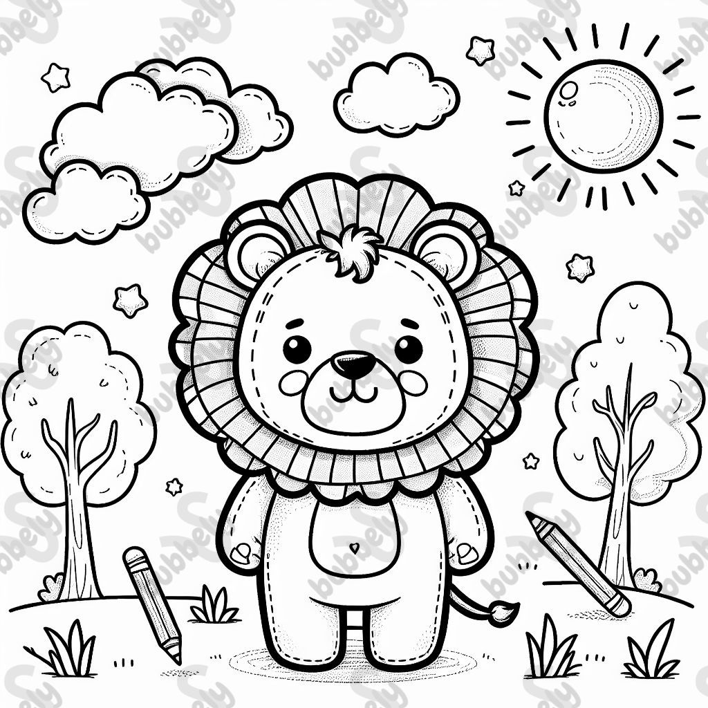 teddy bear dressed like a lion