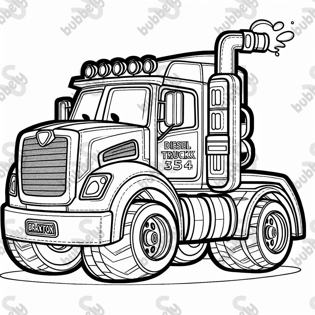 Camion diesel nommé Braxton