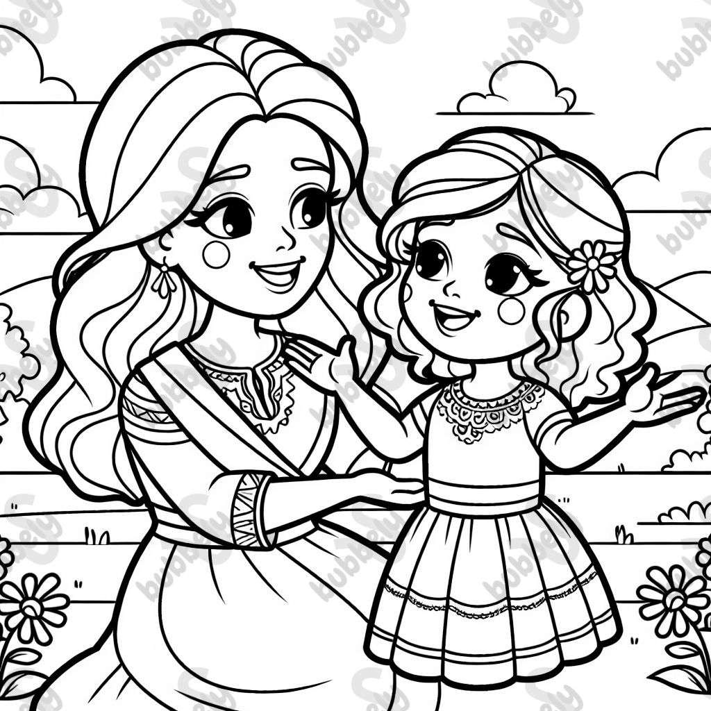 a mother and a daughter a mother and a daughter