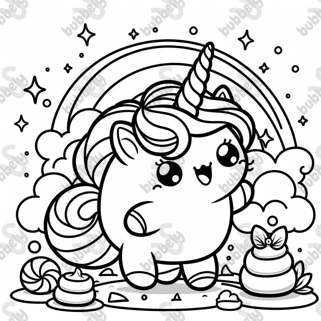 A unicorn squishmallow.