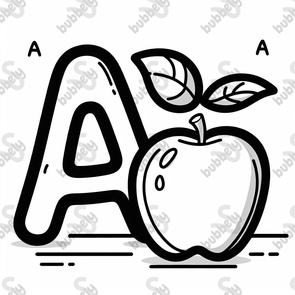 A is for apple