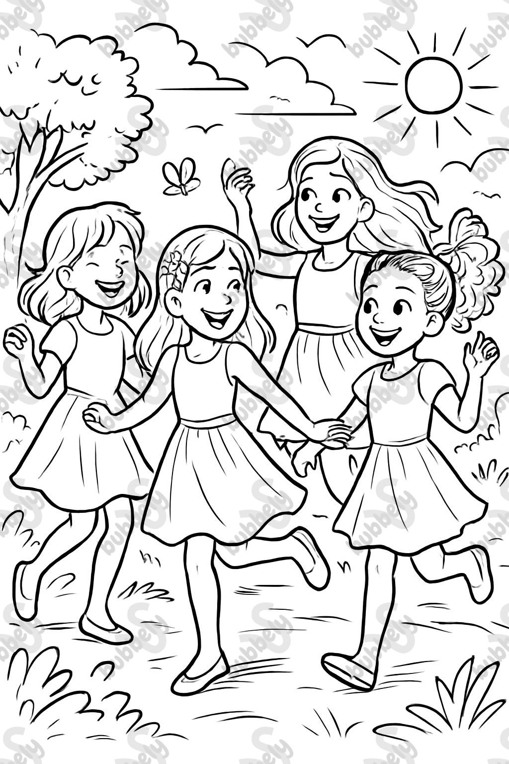 4 friends with dresses 4 friends with dresses