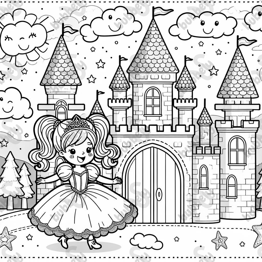 Prinzessin mit schloss