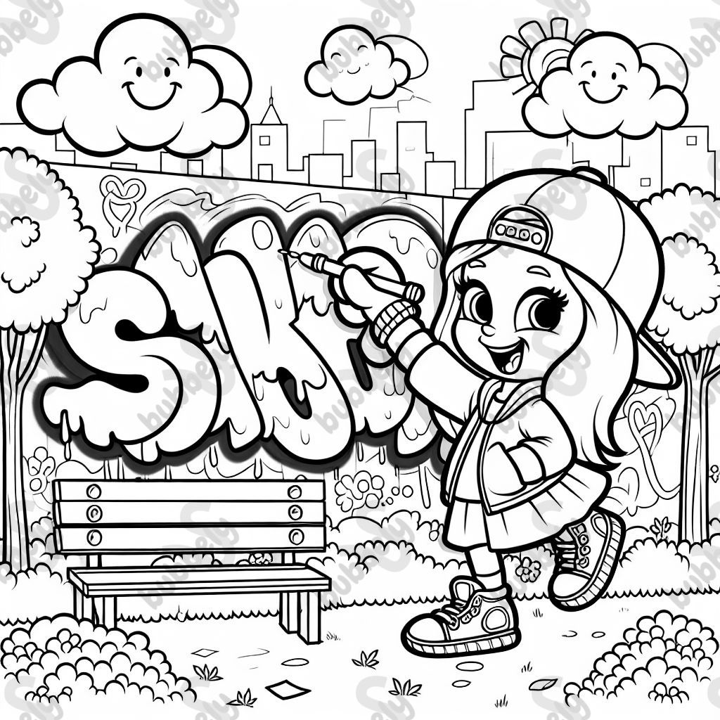 Grafitti lettering Nella