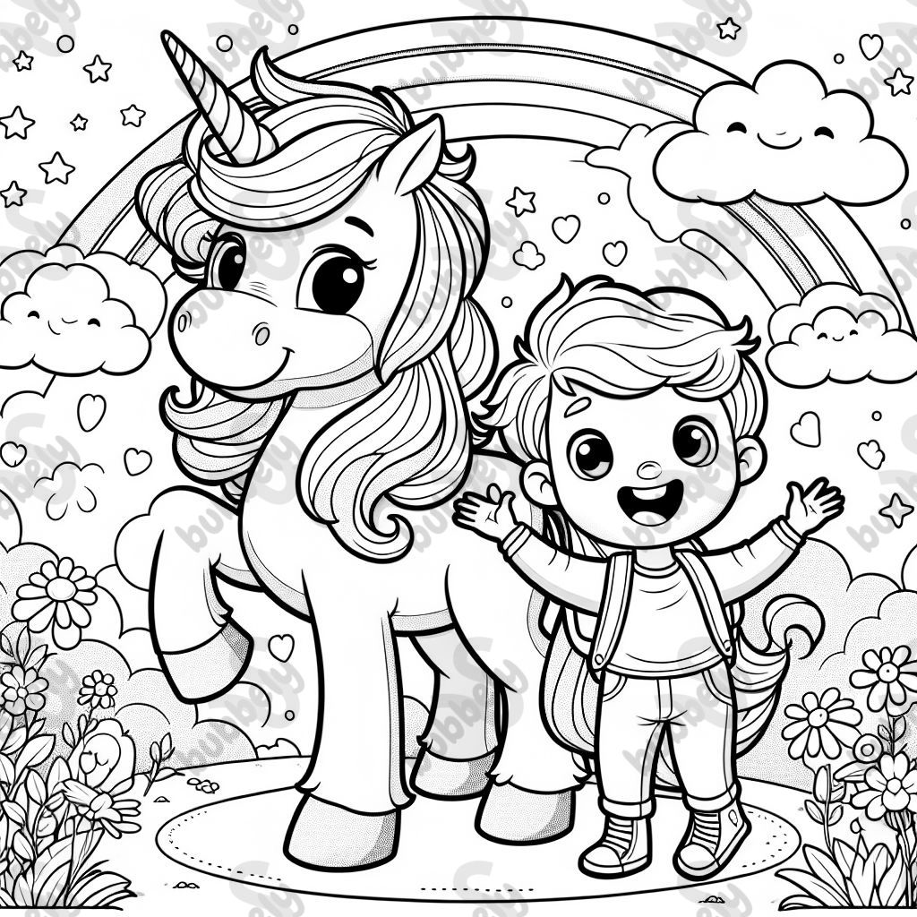 Unicorn with Sammy
