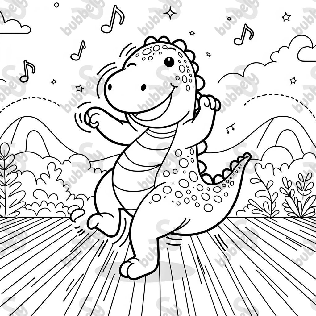 Einen Dino, der tanzt