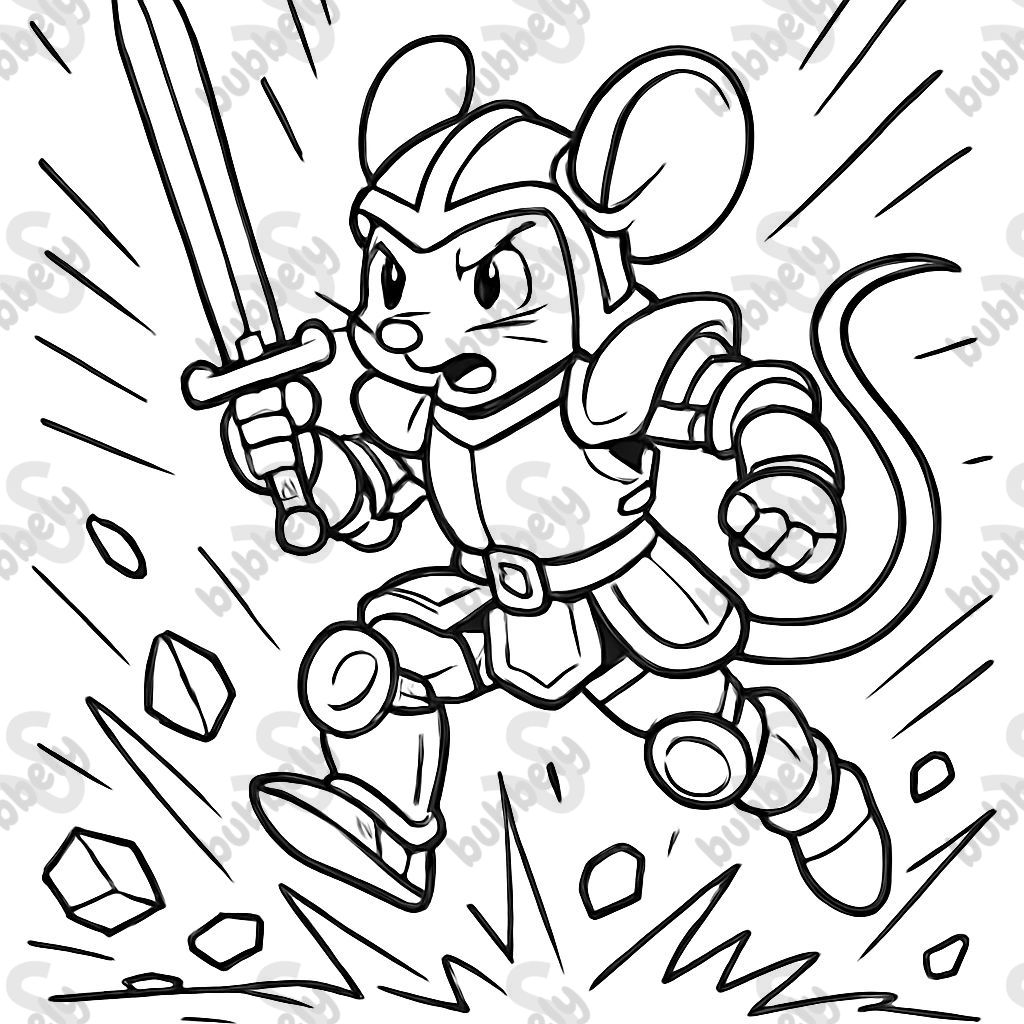 Mouse in armor