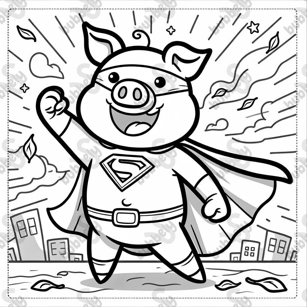 Ein Schwein als superheld