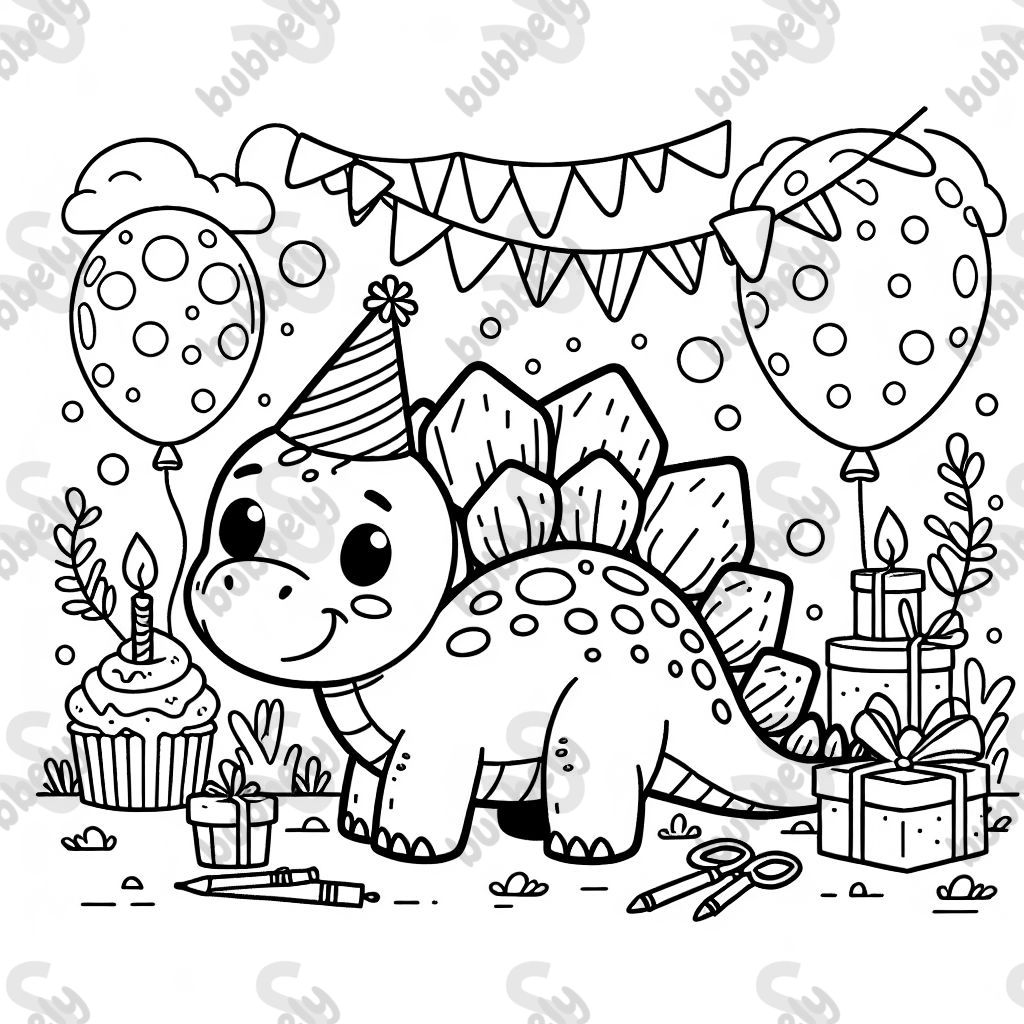 Birthday stegasausus