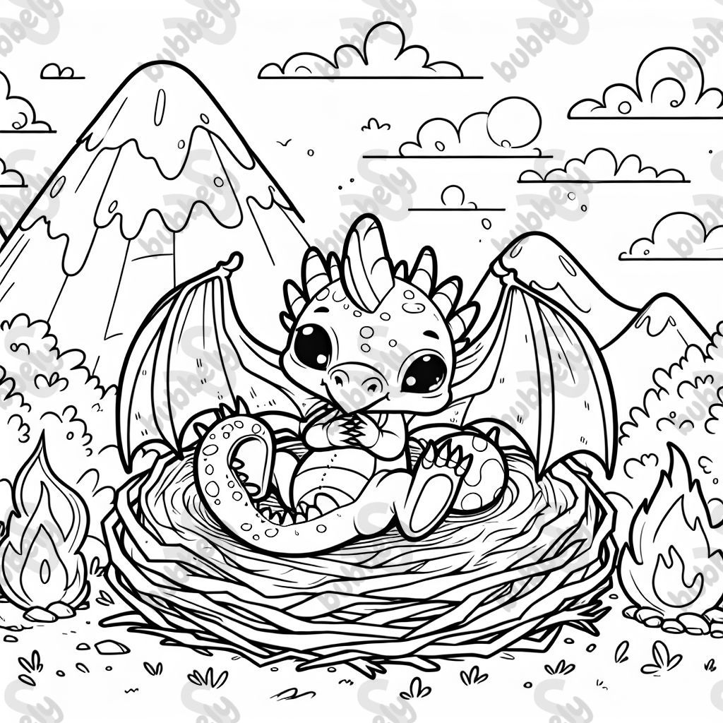 a dragon that is still a baby