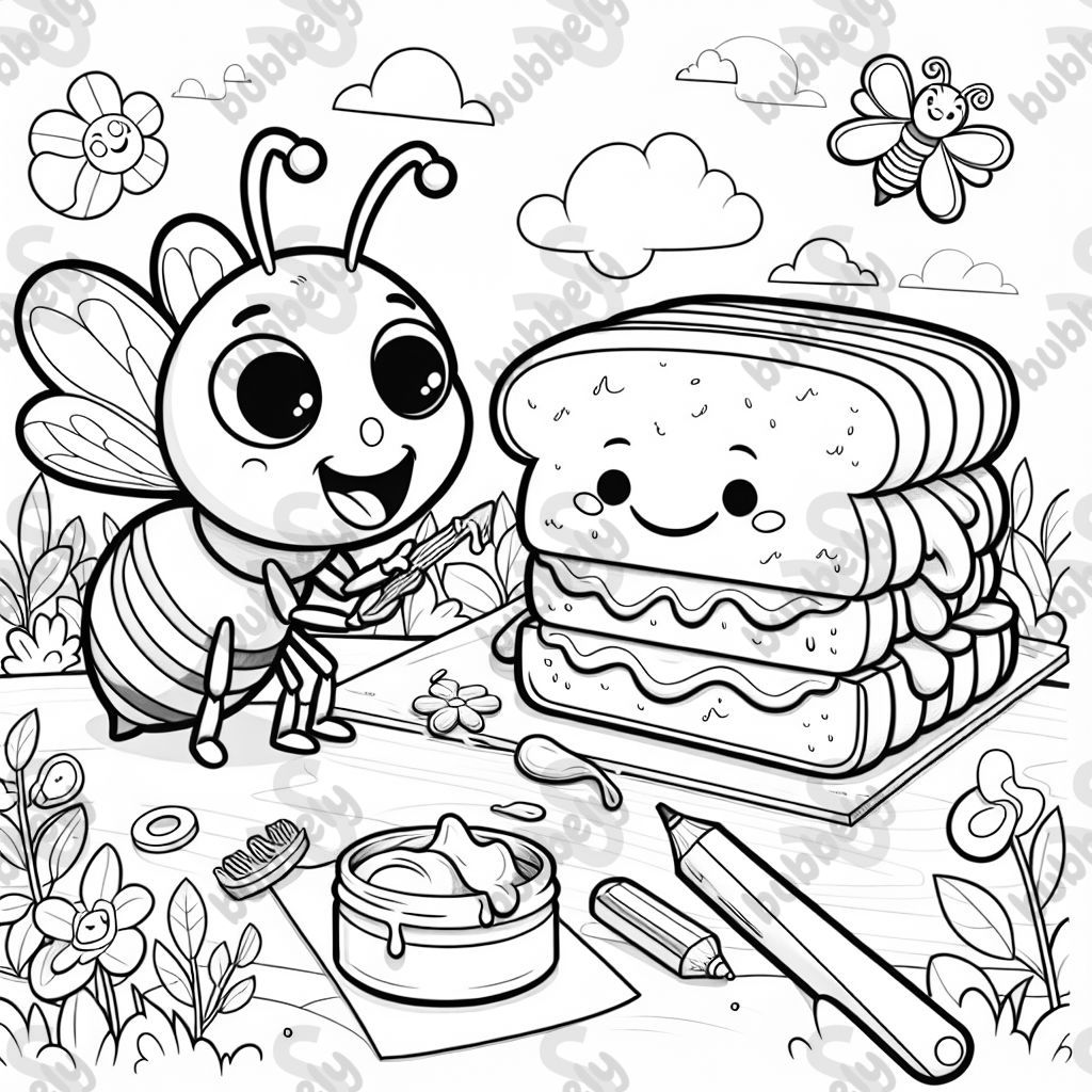 wasp on a jam sandwich